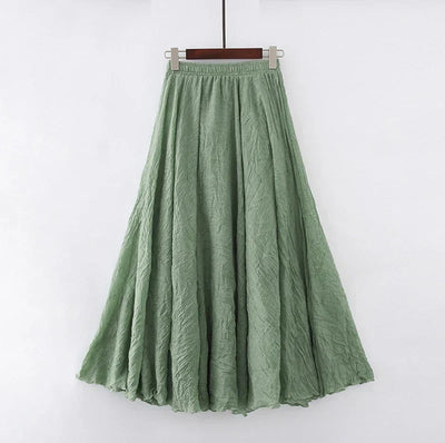 Elianne - Casual Cotton Maxi Skirt