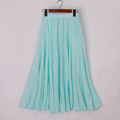 Elianne - Casual Cotton Maxi Skirt