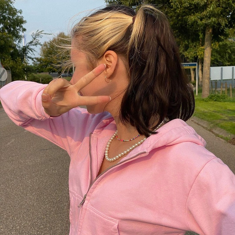 Samira - Stijlvolle Crop Top Hoodie voor Vrouwen
