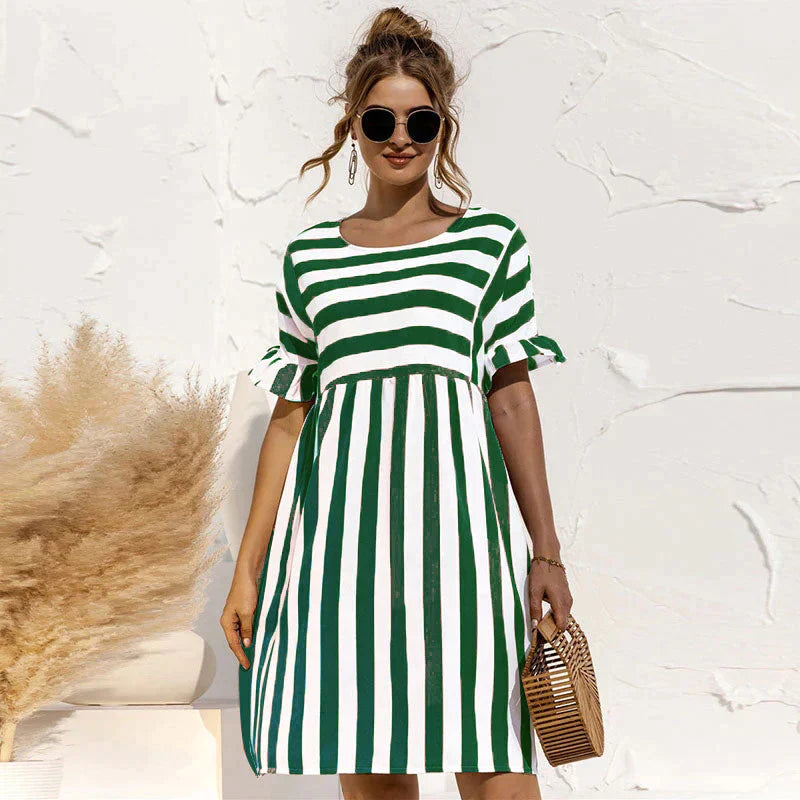 Noella - losse gestreepte casual jurk