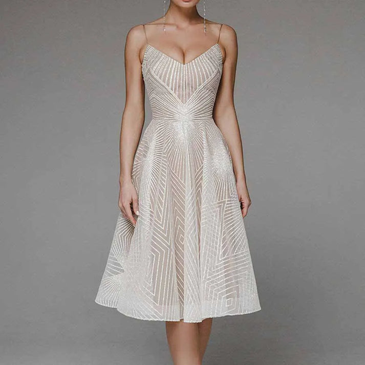 Cattanya - Paillettenjurk Voor Dames - Glanzend & Elegant