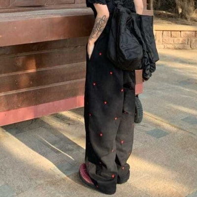 Hyena - Modern Heart Trousers for Women