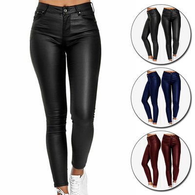 Stretch | Rekbare Leren Broek