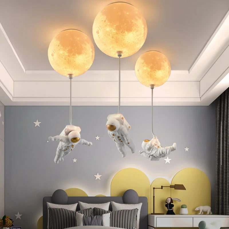 Astravelle - Astronaut Bubble Ceiling Lamp