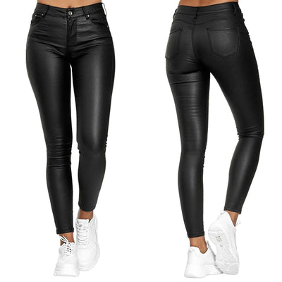 Stretch | Rekbare Leren Broek