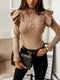 Lise | Stylish lace ruffle sweater