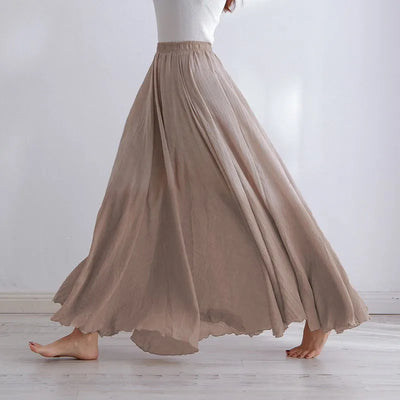 Elianne - Casual Cotton Maxi Skirt
