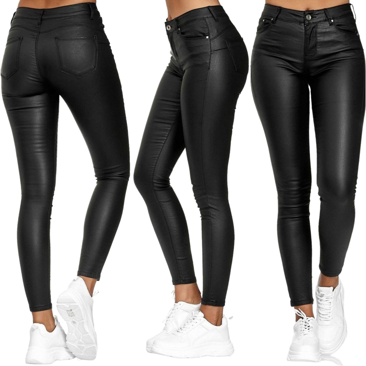 Stretch | Rekbare Leren Broek