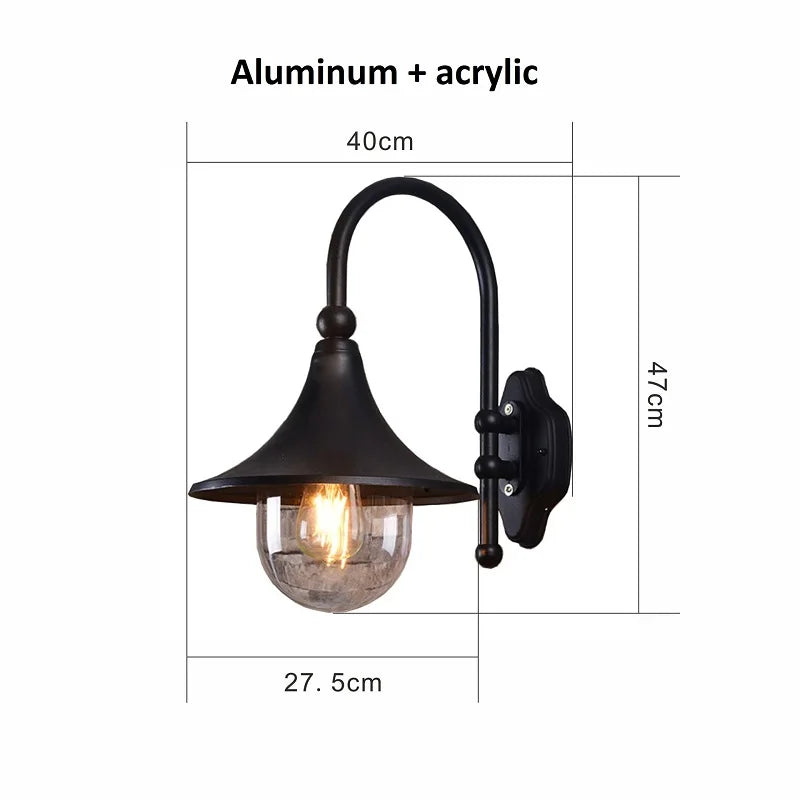 Anlitha - Waterproof Outdoor Wall Lamp