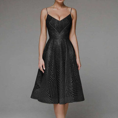 Cattanya - Paillettenjurk Voor Dames - Glanzend & Elegant