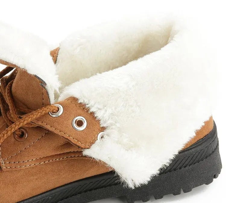 Elza - Non-slip snow boots with laces 