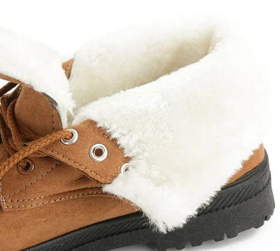 Elza - Non-slip snow boots with laces 