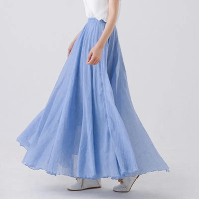Elianne - Casual Cotton Maxi Skirt