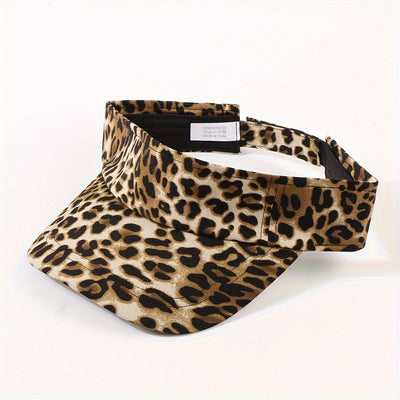 Hailey | Zonneklep met Luipaardprint