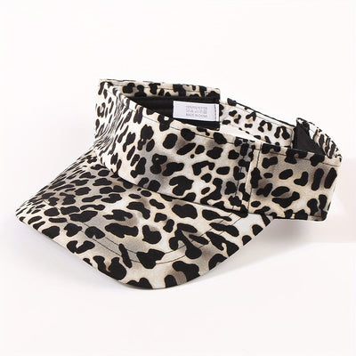 Hailey | Zonneklep met Luipaardprint