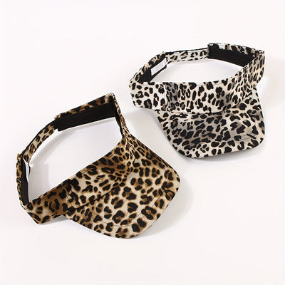 Hailey | Zonneklep met Luipaardprint