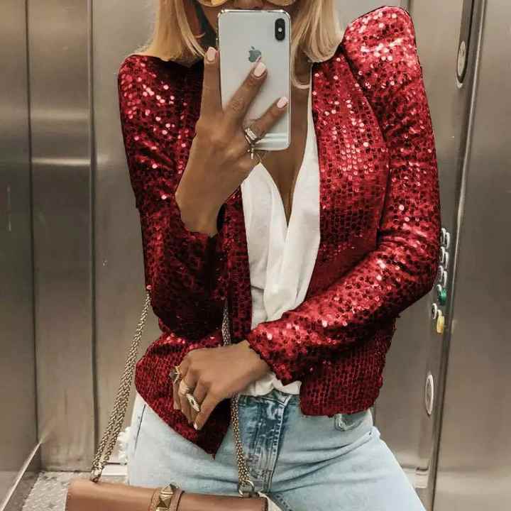 Harleen | Elegant Sequin Blazer for Women