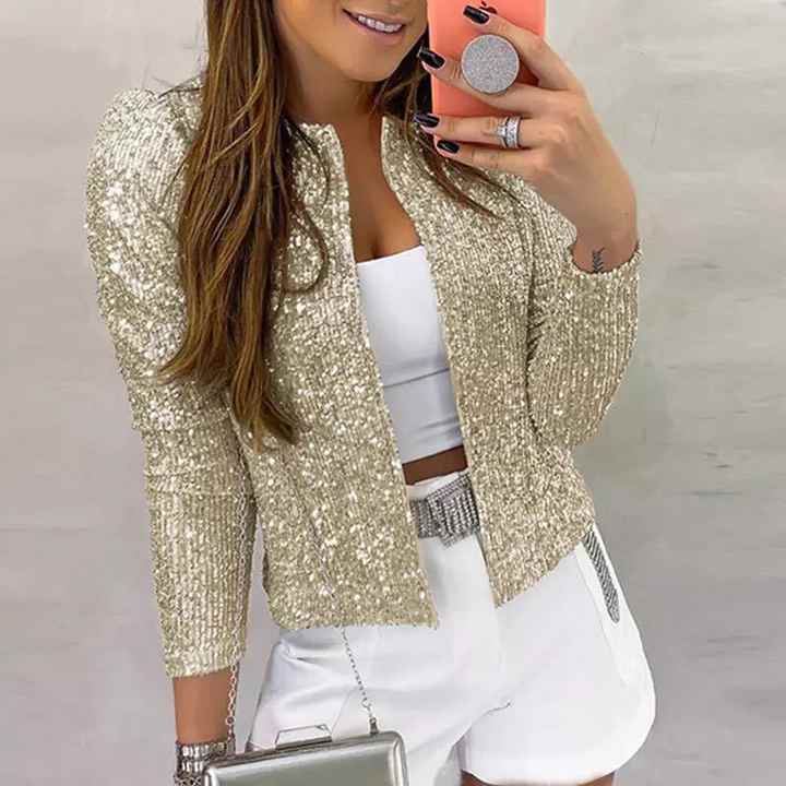 Harleen | Elegant Sequin Blazer for Women