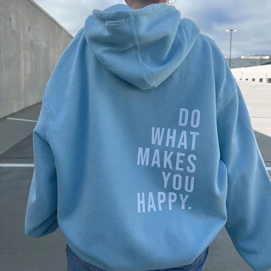Harriet - Comfortable Hoodie with Inspirational Text