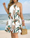 Haven | Stijlvolle Halterjurk met Tropische Print