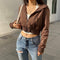 Samira - Stijlvolle Crop Top Hoodie voor Vrouwen