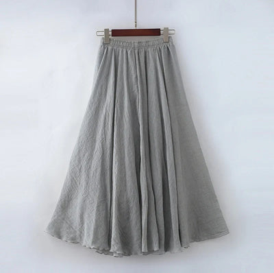 Elianne - Casual Cotton Maxi Skirt