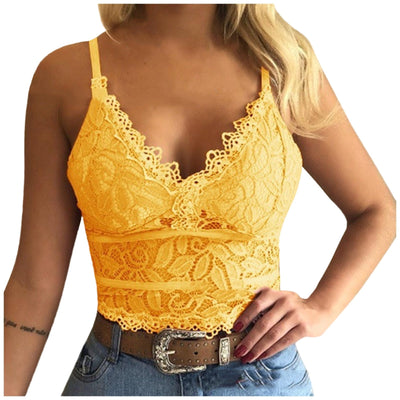 Galia - Seductive Lace Bralette Crop Top
