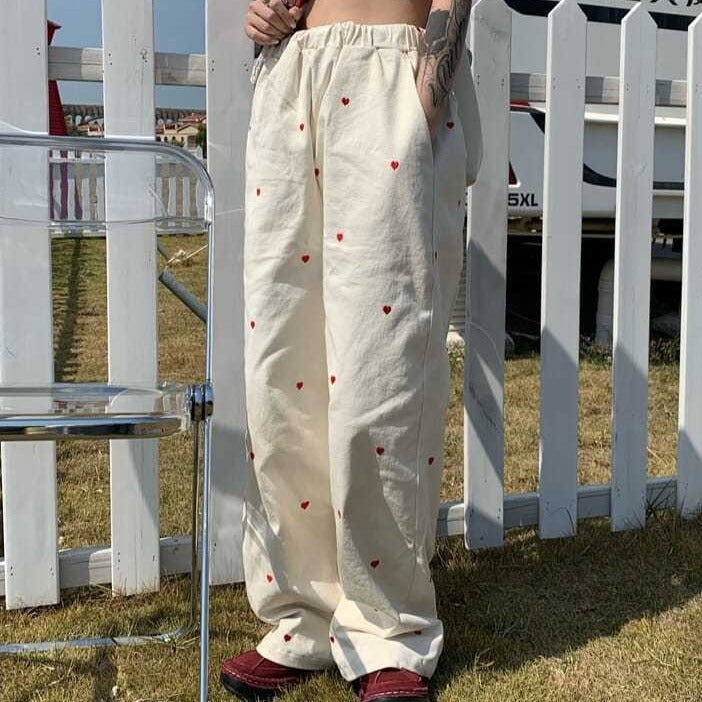 Hyena - Modern Heart Trousers for Women