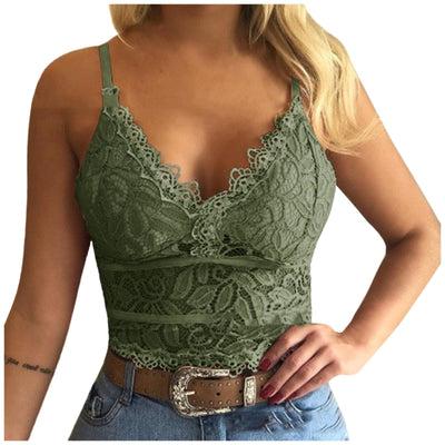 Galia - Seductive Lace Bralette Crop Top