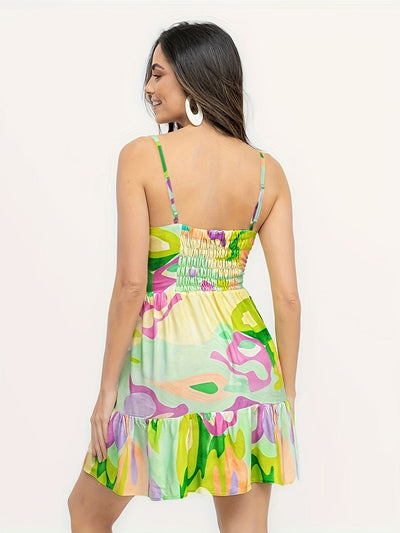Heidi | Vrouwelijke Zomerjurk met Elegante Print