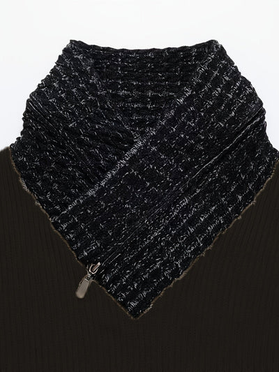 Henri | Stylish Knitted Sweater with Unique Shawl Collar
