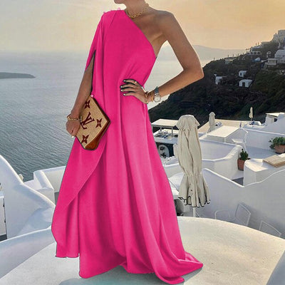 Blythe - elegante one-shoulder chique jurk