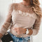 Celina - Pearl Ruffled Top