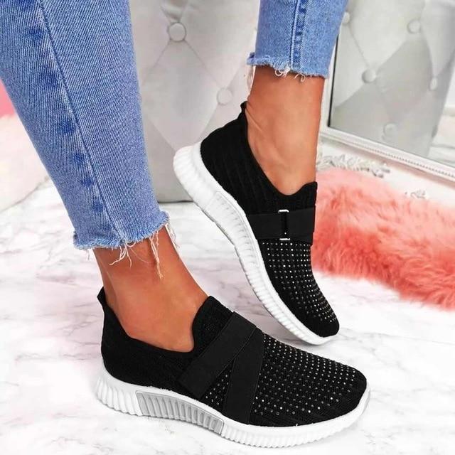 HAILEY | Orthopedic Slip-On Women's Sneakers with Velcro 