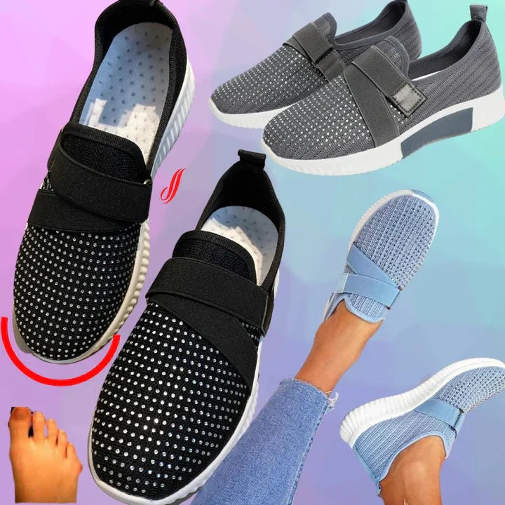 HAILEY | Orthopedic Slip-On Women's Sneakers with Velcro 