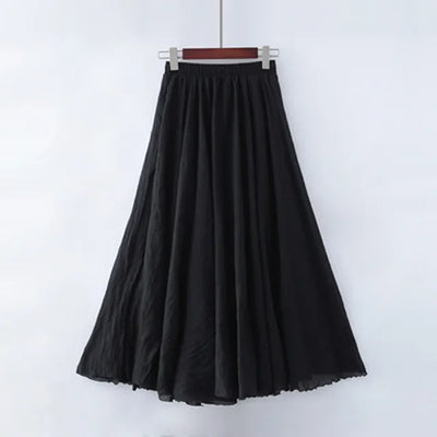 Elianne - Casual Cotton Maxi Skirt