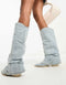 Zoe kniehoge denim laarzen dames - Trendy en stijlvol