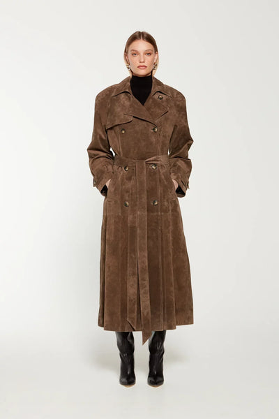 Vienna™ - Suede Trenchcoat