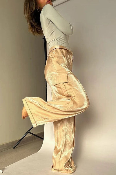 Arvida - Stijlvolle Broek met Glitters voor Vrouwen