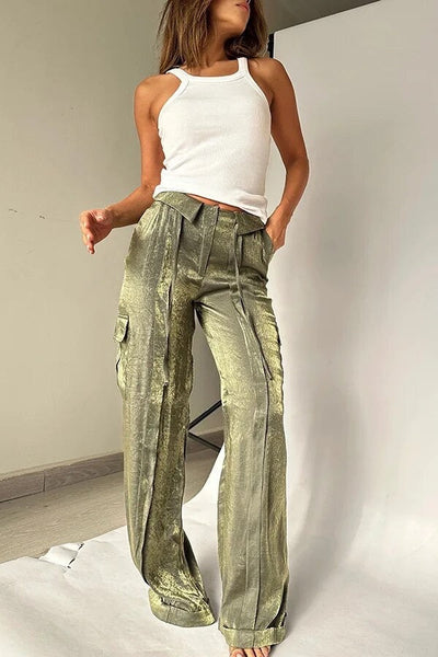 Arvida - Stijlvolle Broek met Glitters voor Vrouwen