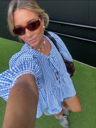 Gisou - Trendy Puff Sleeve Top 