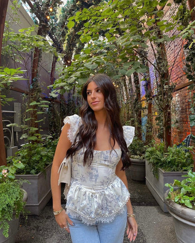 Helia - Romantic Corset Top