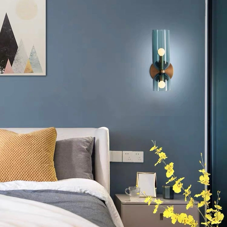 Conyxa - Double Glass Wall Light for Living Room