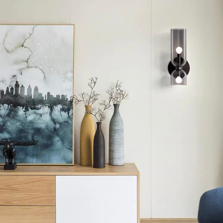 Conyxa - Double Glass Wall Light for Living Room
