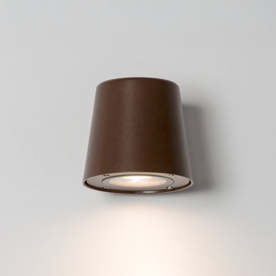 Walern - IP54 Outdoor Wall Light Aluminium Glass GU10 Max 7W