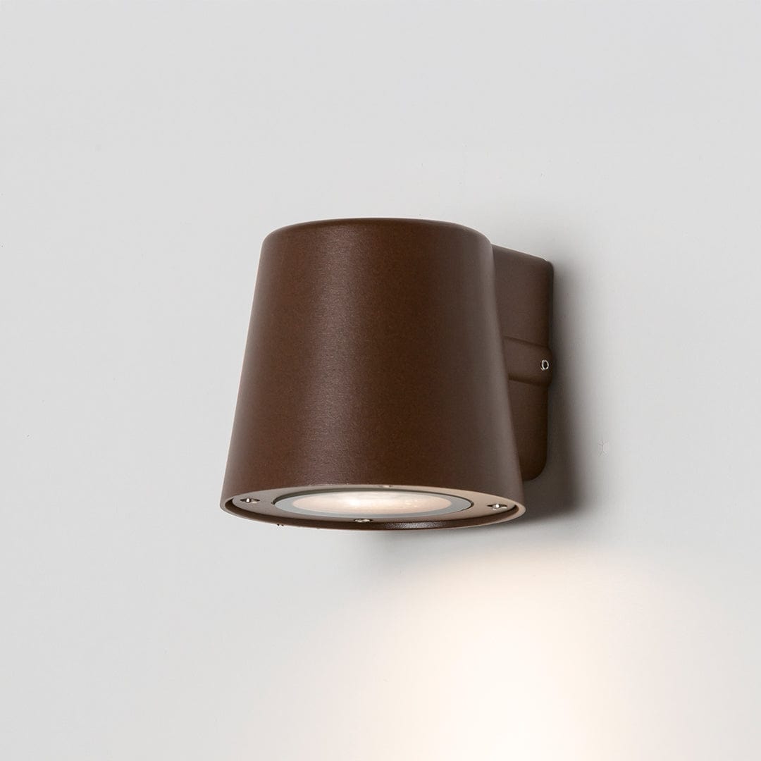 Walern - IP54 Outdoor Wall Light Aluminium Glass GU10 Max 7W