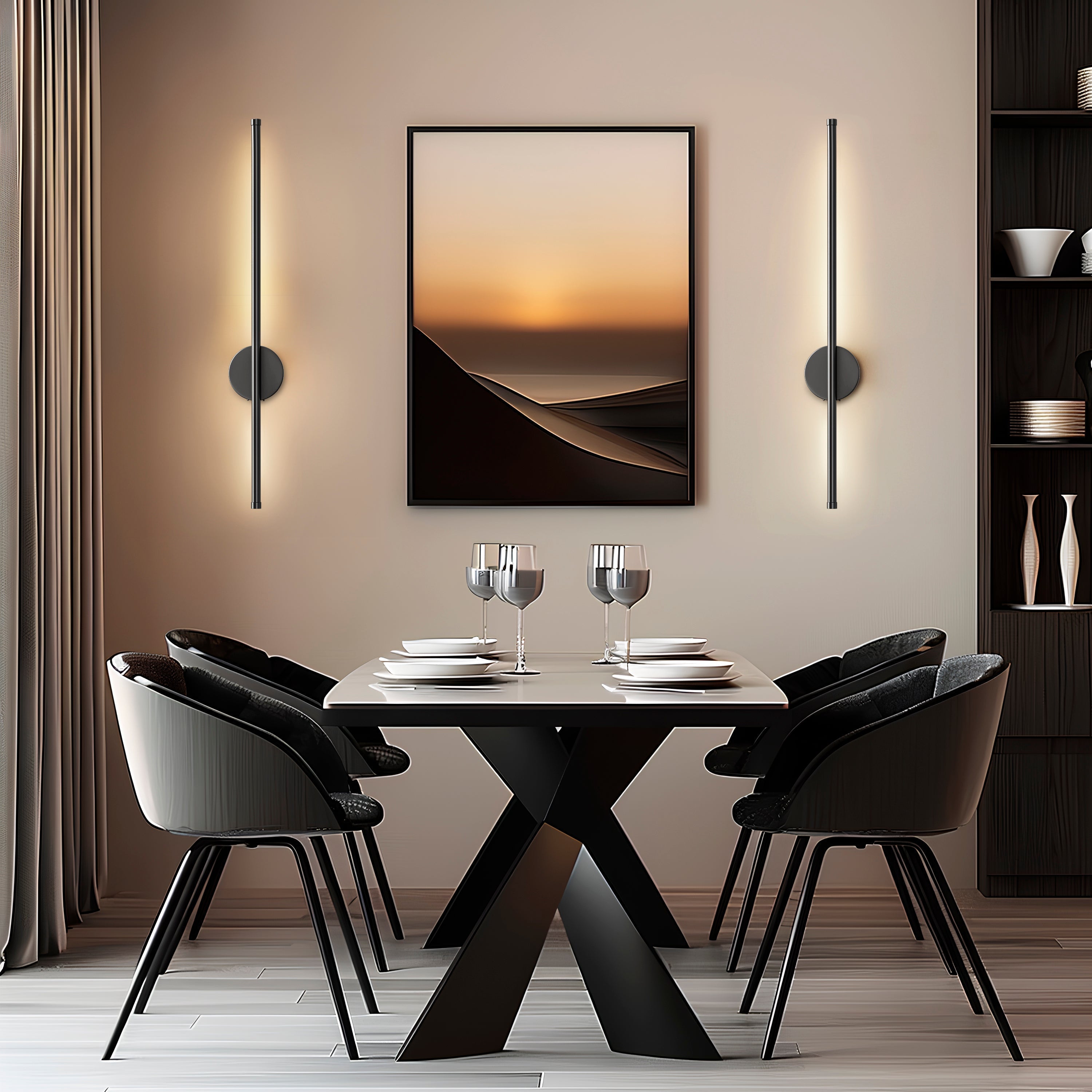Ulraxa – Battery Operated LED Wall Lights Indoor Set Of 2