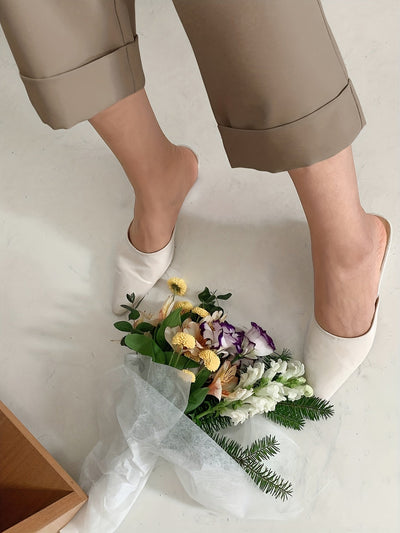 Inah | Elegant Wide Leg Trousers with High Waist 