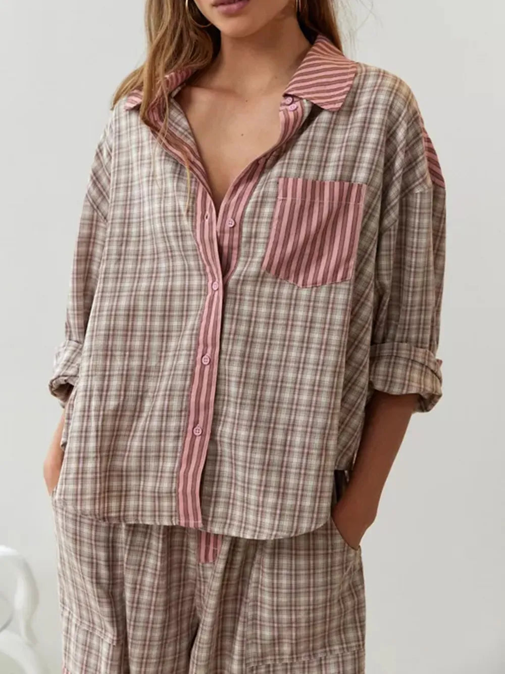 Ineke | Luxurious Two-Piece Pyjama Set with a Comfortable Fit 