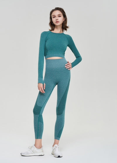 Ivonne | Seamless Long Sleeve Sports Set for Women